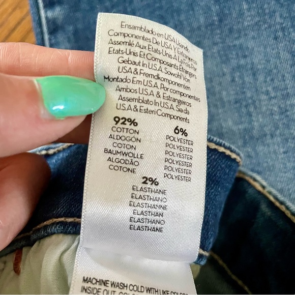 Mother Denim Blue Jeans The Stunner Ankle Fray So Long Size 28 NEW WITH TAGS - Picture 7 of 12